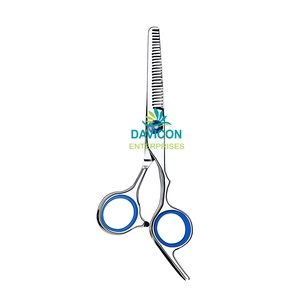 DAVICON ENTERPRISES Professional High Quality Manual <b>Thinning</b> Scissors Steel and Stainless Black <b>Ring</b> for Surgical Instruments - Product Image 2