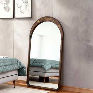 Handmade Asymmetrical Wooden Wall <b>Mirror</b> Modern Irregular Eco-Friendly Decorative <b>Mirror</b> - Product Image 2