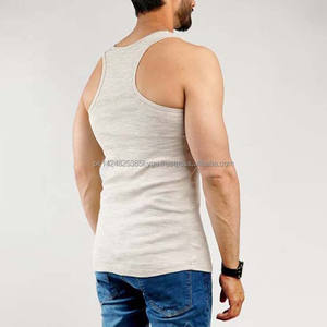 เสื้อกล้ามออกกำลังกายผ้าโพลีเอสเตอร์สำหรับผู้ชายเสื้อผ้าแนวสตรีทสำหรับ100% ฟิตเนสยิมเสื้อ2025 - Product Image 4