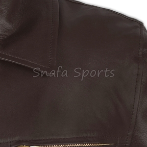 Customized Vintage Look Genuine <b>Leather</b> <b>Jacket</b> Washed Men's Winter <b>Jacket</b> <b>Real</b> <b>Leather</b> Motorcycle <b>Jacket</b> - Product Image 3