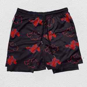 Pantalones Cortos Casuales de Algodón Personalizables para Hombre con Cintura Elástica, Corte Medio, Transpirables, Cómodos para el Verano, Elegantes, con Cordones y Diseño Liso - Product Image 2