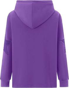 Sudadera con capucha gráfica internacional de calidad superior para unisex, con letras de estrellas, estilo vintage, oversize, Harajuku - Product Image 2