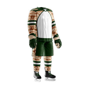 Uniforme de hockey sur glace à manches courtes, imprimé, respirant, séchage rapide, léger, pour l'entraînement, qualité supérieure, personnalisable, prix de gros - Product Image 3