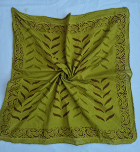 Pañuelo para la cabeza con estampado artesanal al por mayor, pañuelo para el pelo estilo bohemio, diadema de algodón, pañuelo para el pelo estilo vintage, hechos a mano - Product Image 1