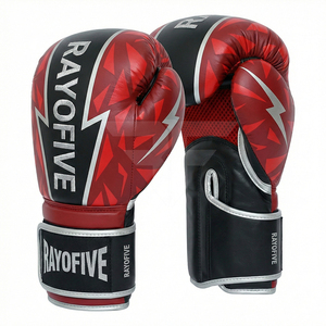 Professional Training Boxing Gloves PU Leather Custom Logo Personalized Competition Gloves Wholesale Boxing Gloves - Product Image 2