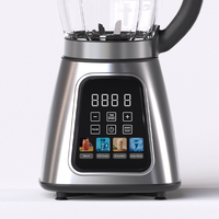 Licuadora de Mesa YIDA MHMF YD-2799PNC, 1000W, Jarra de Vidrio de 1.75L, Programa Preestablecido + Control de Velocidad/Temporizador Variable + Pantalla Táctil Digital + Bloqueo de Seguridad