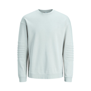 Sweat-shirt basique pour homme, tissu premium, toucher doux, manches longues, col rond, poignets côtelés, confortable pour un usage quotidien. - Product Image 1