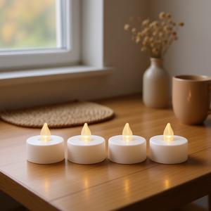 Lumières LED pour théière X4, bougies sans flamme en plastique de 4 cm - Product Image 3