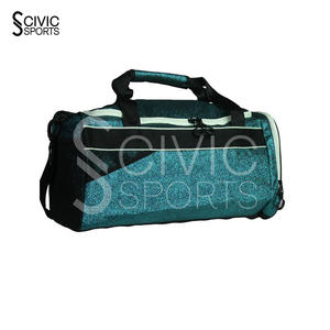 Bolsas de Viaje Impermeables Ligeras Personalizadas para Gimnasio y Fitness, Bolsa Deportiva para Hombre y Mujer con Forro de Poliéster Brillante y Logotipo Personalizado - Product Image 4