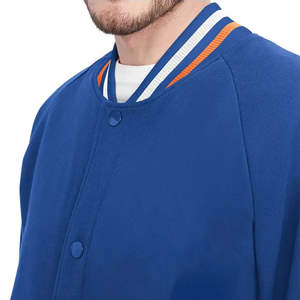 Veste bomber universitaire personnalisée pour homme, imperméable, tricotée, décontractée, style baseball, de Springhill Enterprises, en laine de mouton - Product Image 4