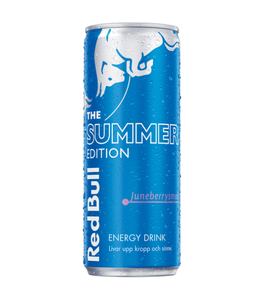Lote de latas de Red Bull Sea Blue Edition sabor Juneberry, 24x250ml, 11g de azúcar por 100ml, sabor dulce comparable al jugo de manzana, para exportación - Product Image 3