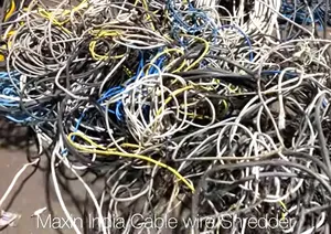 เครื่องย่อยสายเคเบิลทองแดงแบบสองเพลา กำลังการย่อย 1000 กก./ชม. เครื่องย่อยขยะอิเล็กทรอนิกส์ - Product Image 2