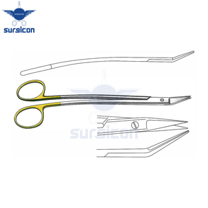 Tijeras Quirúrgicas Dean Scissors Plain de 12 cm (4-3/4 Pulgadas) Semiofiladas/Opacas TC Doradas con Cuchillas de Corte de Precisión y Uso Profesional - Product Image 5