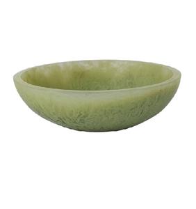 Juego de Vajilla de Resina Epoxi Estilo Americano, Hecho a Mano, Ecológico, para Fiestas, Tazones para Dulces con Textura de Mármol Verde en Espiral - Product Image 1