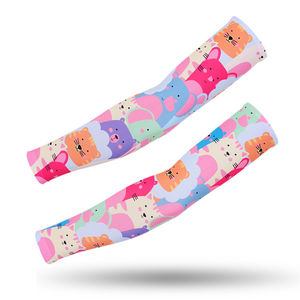 Manchons de compression sportifs en polyester rafraîchissants et anti-UV pour hommes et femmes, idéaux pour l'extérieur – Vente en gros, personnalisation OEM - Product Image 6