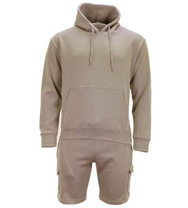 Conjunto de Sudadera con Capucha Azul Claro Unisex, Manga Larga, Patrón Geométrico, Ropa Casual, Estilo Urbano, 2 Bolsillos Laterales, Ligero, 100% - Product Image 5