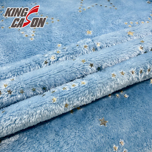 Kingcason <span class=keywords><strong>2025</strong></span> Mới Nhất Đồng Bằng Vải Sang Trọng Tốt Cảm Giác Tay Mịn Bền Ngắn Đống Dập Nóng Bạc Flannel Dép Đi Trong Nhà - Product Image 3