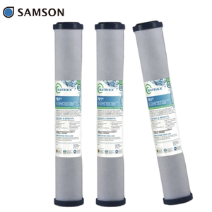 Filtre de réduction du chlore et du chloramine, charbon actif de coque de noix de coco, diamètre standard, approvisionnement en vrac - Product Image 1