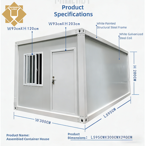 Casa Container Modulare di Lusso 40ft con Pannello Sandwich MGO a Installazione Rapida, Design Moderno Traspirante per Hotel e Uffici - Product Image 2