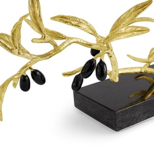 Butterfly Ginkgo Gold Decorative <b>Objects</b> Sculpture Eye Catching Look Flowers And Leaves Designer High Standard Quality - Product Image 2