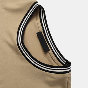 T-shirt à blocs de couleurs bicolores avec poches, en coton confortable pour le streetwear, personnalisable à prix abordable - Product Image 6