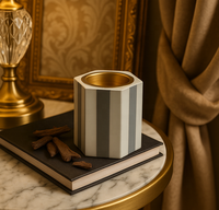 Brûleur à Bakhoor Ramadan Design 2026, en résine artisanale avec insert en acier inoxydable, écologique, durable, livraison rapide, diffuseur d'encens