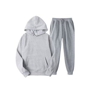 New Fashion Custom Screen for Puff Print Hoodies Sweatpants Set 100% Cotton Fleece Terry Embroidered Tracksuits for Men Women <b>Wi</b> - Product Image 1