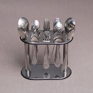 Ensemble de couverts en acier inoxydable fait main, 29 pièces, motif floral, qualité alimentaire, design élégant à motifs de pétales, collection moderne, ensemble cuillère-fourchette - Product Image 1