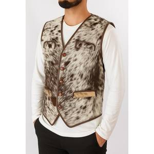 Veste en cuir véritable pour homme, design personnalisé, haute qualité, respirante, vente en gros - Product Image 6
