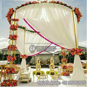 Inspiration Durable Floating Dome Wedding Mandap Setup Fiber Reinforced Plastic Shobha Jain Impex Custom Box Wedding <b>Decoration</b> - Product Image 4