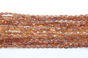 Granate de hessonita facetado de pie en forma de pera cuentas de piedra 3*5mm granate pera cuentas de pie pera - Product Image 5