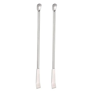 Cucharas de Laboratorio de Acero Inoxidable de Doble Cara, Espátula, Material de Laboratorio de Química, Cuchara para Pesar y Muestrear, Cuchara para Polvo Fino - Product Image 2