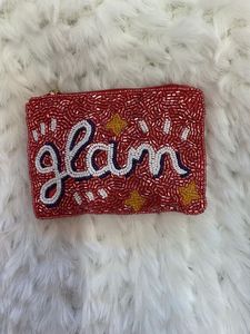 Custom Handmade Embroidered Beaded Coin Purse Fashion <b>Wallet</b> with Floral Design Secure <b>Zip</b> Closure for Coins Cash - Product Image 2