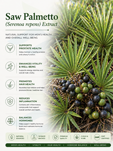 Hgo สารสกัดจากใบเลื่อย Palmetto (Serenoa repens) จากโรงงานโดยตรง (เกรดอาหาร) ข้อมูลจำเพาะ10:1 (สารสกัดอัตราส่วน) - Product Image 2