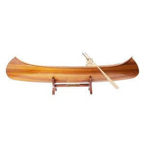 Modelo de canoa india de madera hecha a mano, decoración náutica para hotel, oficina, hogar y regalo - Contacto para venta al por mayor - Product Image 1