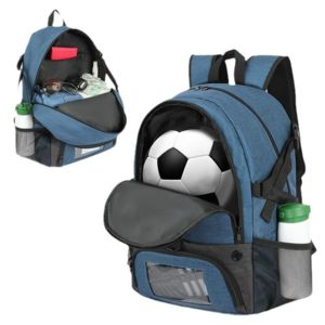 Stylish Blue Black Large Gym <b>Backpack</b> Sport Basketball Sublimation <b>Backpack</b> With Shoe Compartment Custom logo - Product Image 6