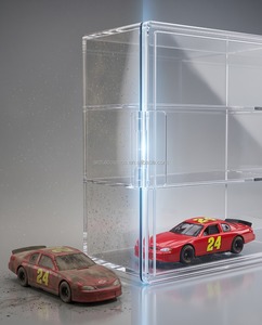 VENTES FLASH : Vitrines en acrylique pour véhicules miniatures à l'échelle 1:24, idéales pour les collectionneurs de voitures, transparentes et personnalisables pour la publicité - Product Image 4