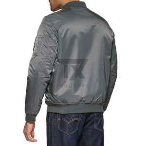 Professional <b>Men's</b> Bomber <b>Jacket</b> <b>for</b> Winter Latest Design Stand Collar Regular Fit Casual Style Front Logo Position Waterproof - Product Image 3