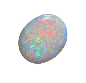 Cabochon de forme ovale d'opale australienne naturelle de qualité supérieure - Product Image 1