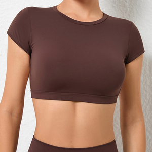 New High Quality New Arrivals Gym Workout Sport Bra Top Fitness Custom logo Women Backless Sports Bra For Adults - Product Image 3