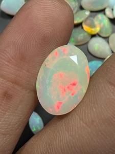 Pierre précieuse d'opale éthiopienne de luxe pour les créateurs, opale éthiopienne facettée pour la fabrication de bijoux à prix abordable - Product Image 1