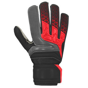 Football Goalkeeper Gloves Black Green PU Leather Full Finger Non Slip Breathable Adjustable Wrist <b>Strap</b> Unisex - Product Image 6