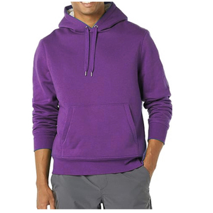 Sweat-shirt à capuche pour homme, hiver, manches longues, tissu tricoté respirant, écologique, impression de logo personnalisée, poche avant, 100% coton - Product Image 1