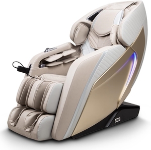 Système de fauteuil de massage pliable moderne, inclinable zéro gravité corps entier, modes de massage sur rail, étirements yoga, détection de santé, application et commande vocale IA - Product Image 5