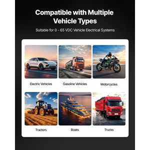 Tester per Circuiti Elettrici Automobilistici con Display a Colori TFT, Sonda 8-35 DCV, Strumenti Diagnostici - Product Image 3