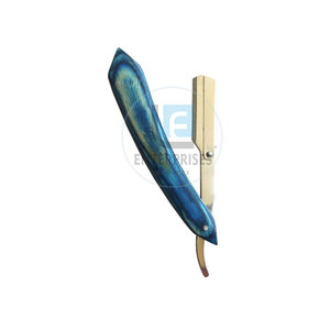 Rasoirs à raser droits en acier inoxydable et manche en bois les plus vendus - Emballage et logo personnalisables - Product Image 2