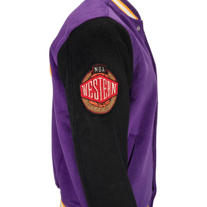 Blouson universitaire en laine pour homme 2026 USA, avec logo personnalisé brodé en chenille, idéal pour l'hiver, blouson de baseball de luxe en laine pour homme - Product Image 4