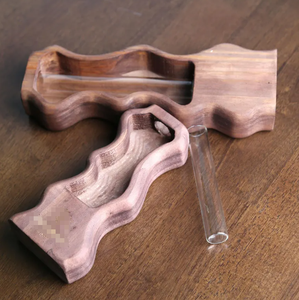 Vase en bois léger personnalisé 2025 – Support floral unique et artistique, écologique, pour la décoration intérieure, 100 % naturel, avec logo personnalisé - Product Image 2