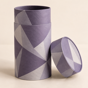Custom Violet Facet Round Tube <b>Box</b> for Lotion Bottle Packaging - Product Image 4