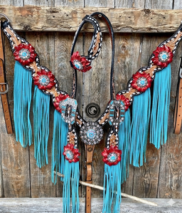 Best Selling Hand <b>Braided</b> Decorative Horse Tack Made by Genuine Leather Western Headstall and Breastplate - Product Image 2